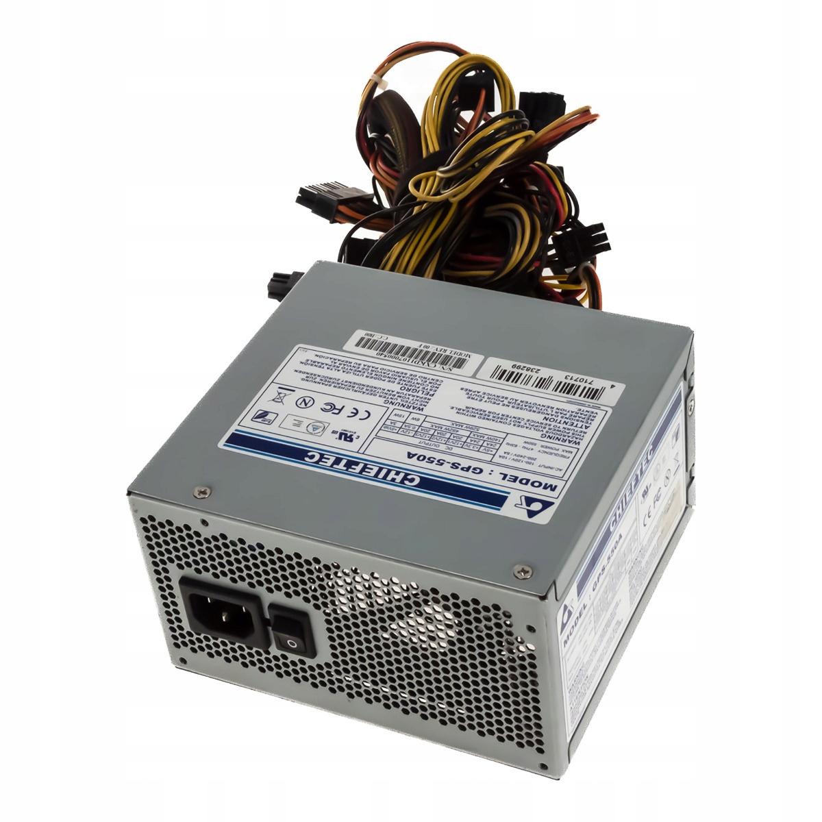 Chieftec GPS-550A 550W Atx 20+4-PIN ATX12V PCIe Sata Molex Fdd