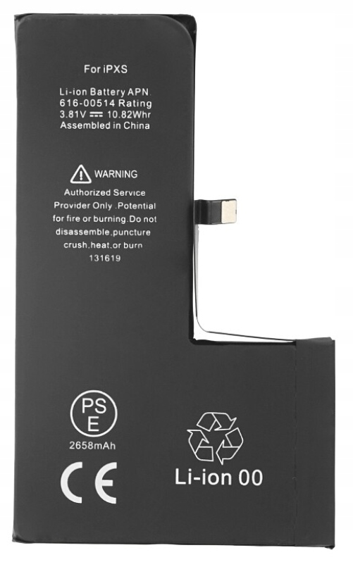

Bateria do Apple iPhone Xs 2600 mAh 3,8V Li-Ion