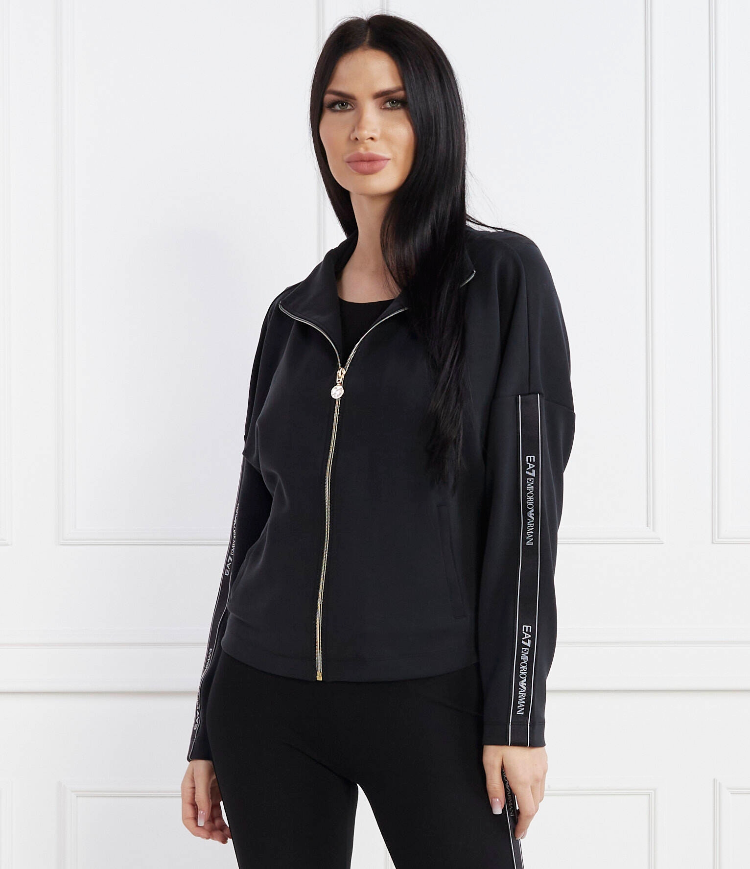 Mikina s logem EA7 Emporio Armani Xs