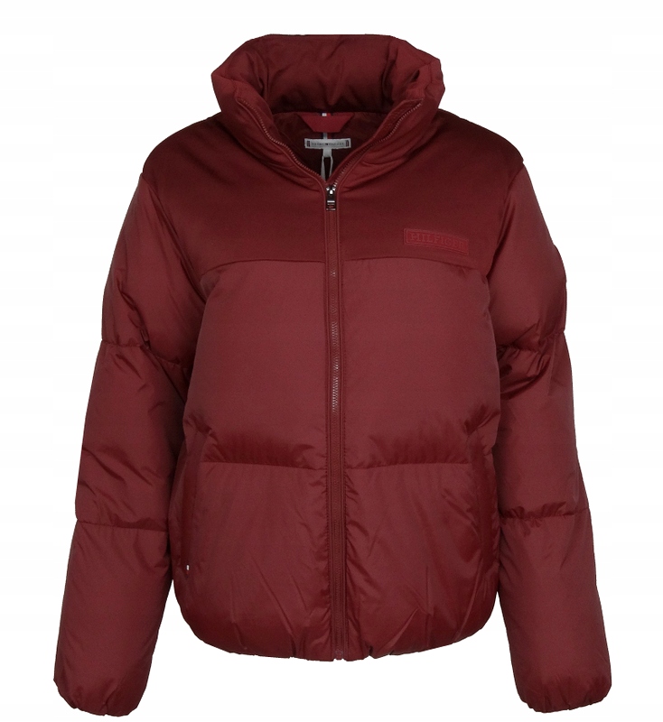 Tommy Hilfiger Dámská prošívaná bunda, bordó, M