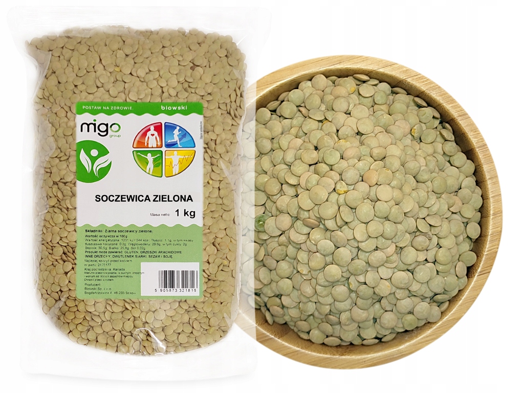 4x Zelená čočka (1 kg) – MIGOgroup