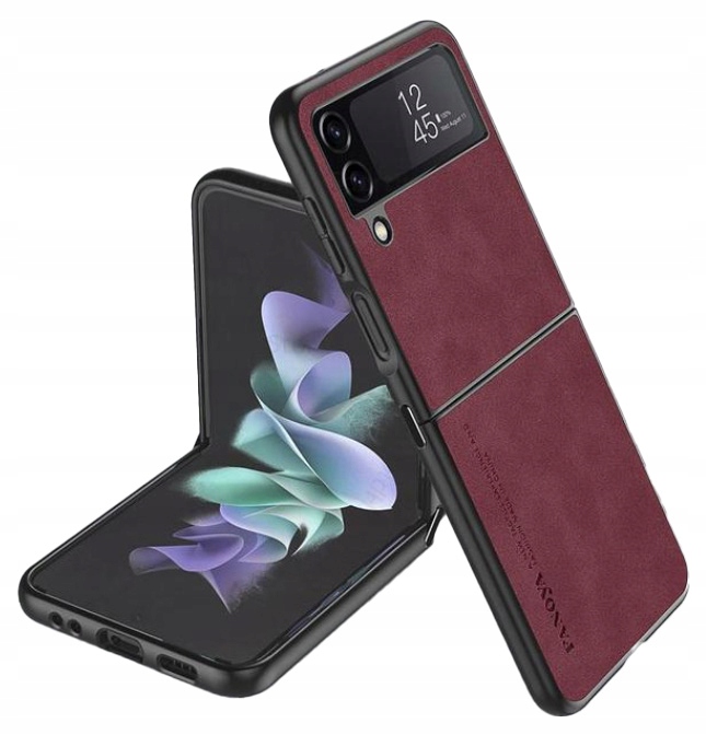 

Etui Business do Samsung Galaxy Z Flip 4 Bordowy