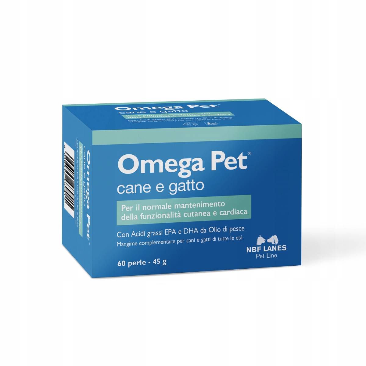 Omega Pet dla psa i kota 60 kapsułek Nbf Lanes zdrowia skóry i serca