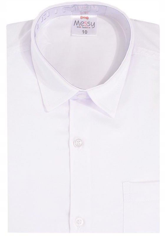KOSZULA WIZYTOWA ELEGANCKA BIAŁA 1 rok J140a