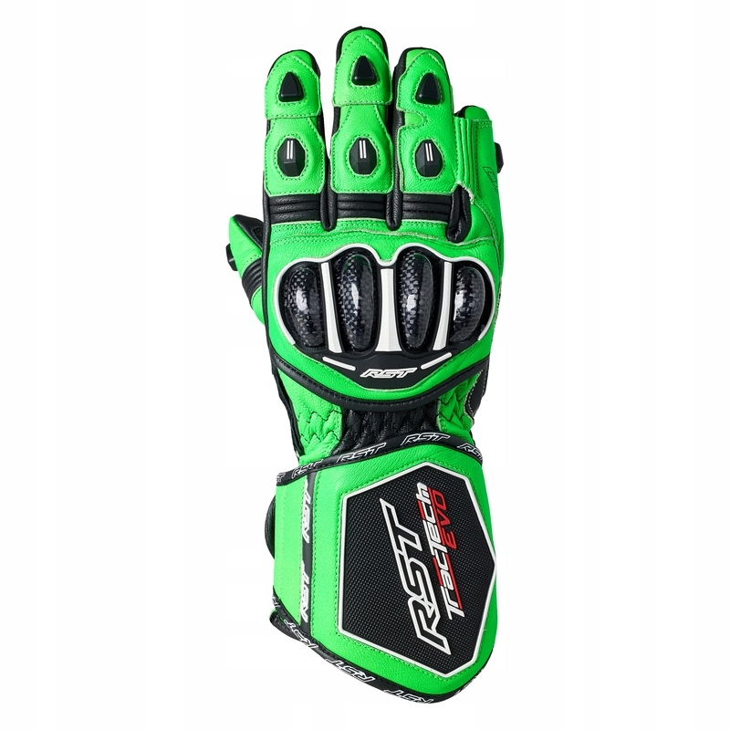 Motocyklové Rukavice Rst Tractech Evo 4 Neon Green Black (s)