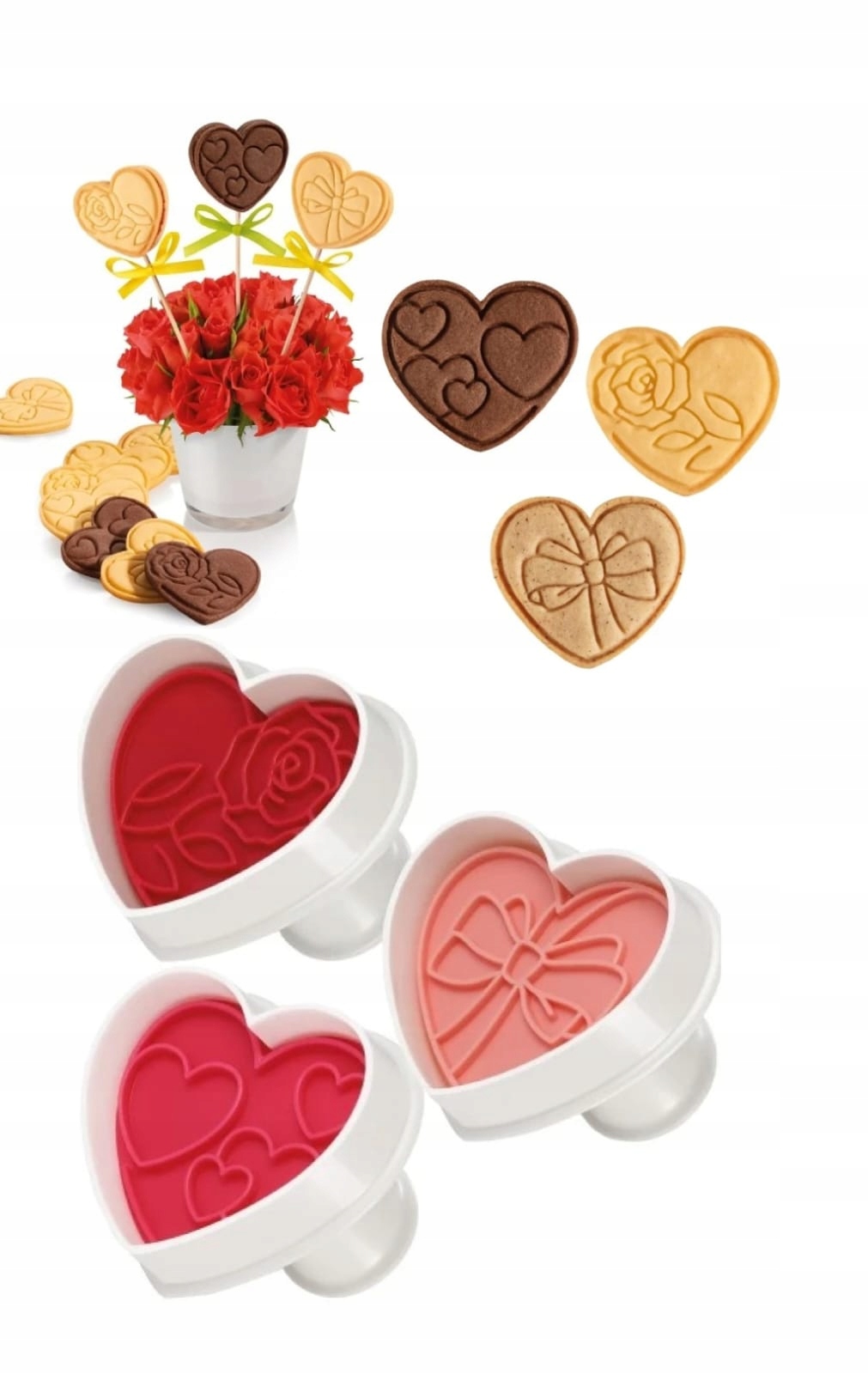 

Tescoma Wykrawacze z pieczątką Serca serduszka x 3