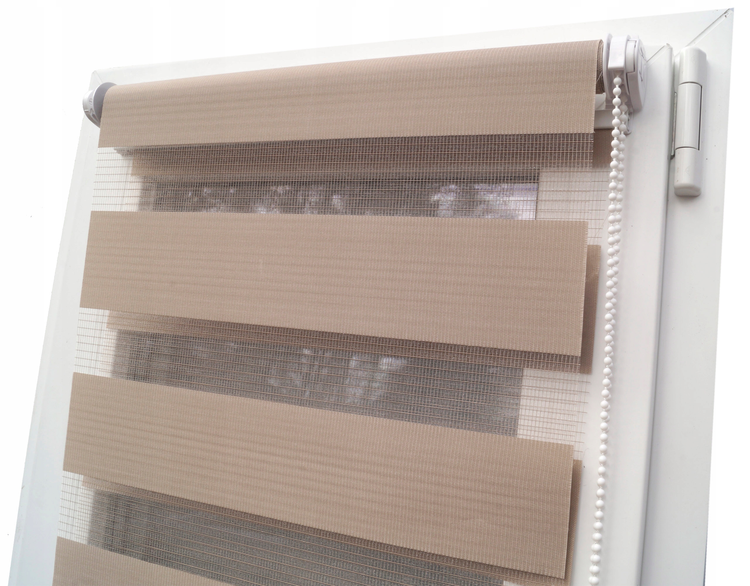 

mini Roleta Beżowa Dzień Noc z napinaczem 72 x150