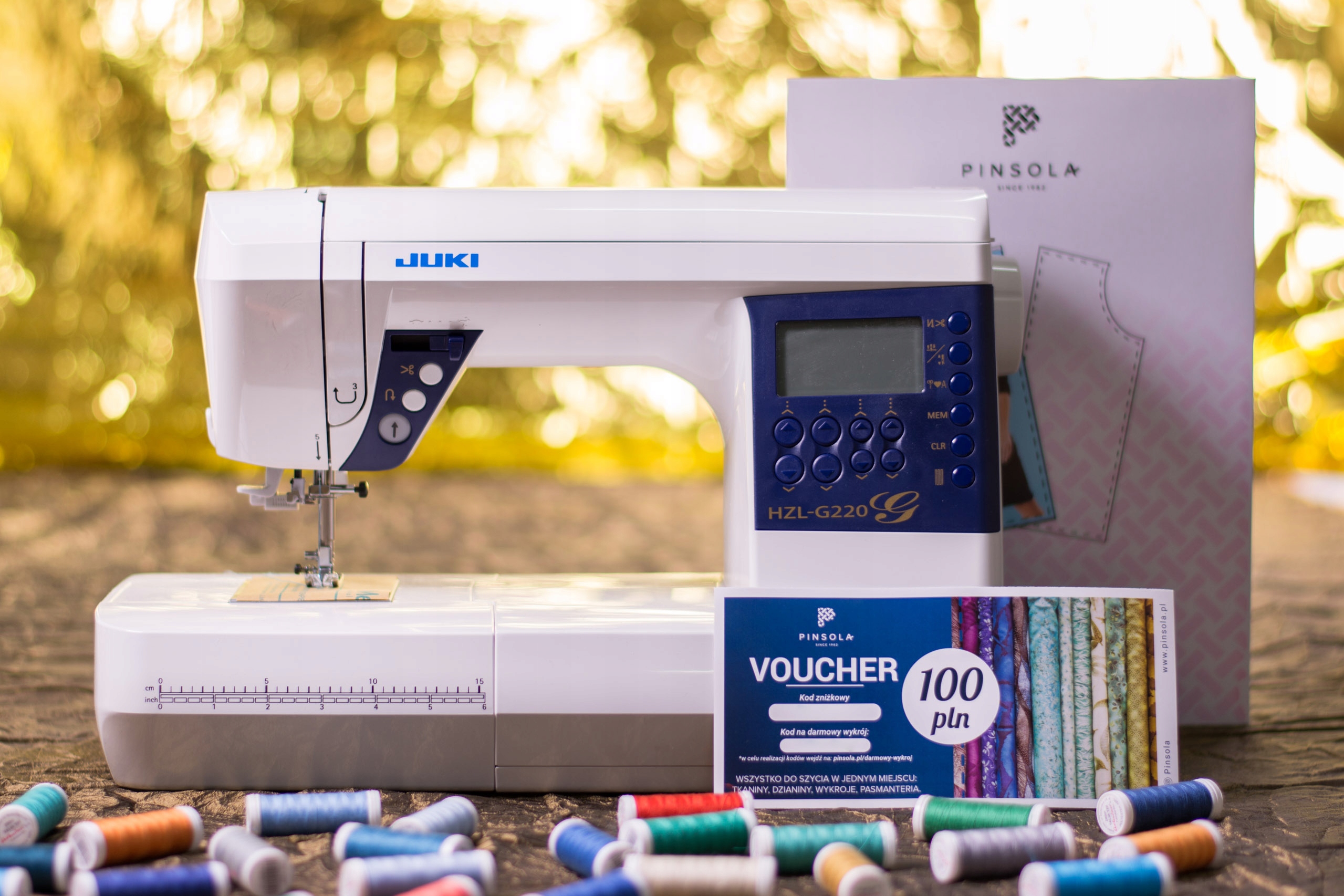 

Maszyna do szycia Juki HZL-G220 + Voucher 100 zł