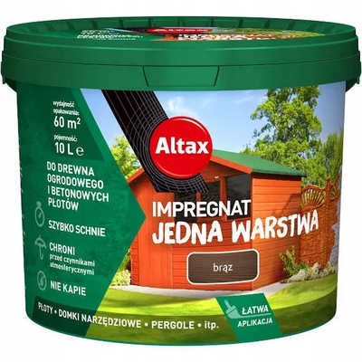

Altax Impregnat do drewna Ogrodowy 9L Tik