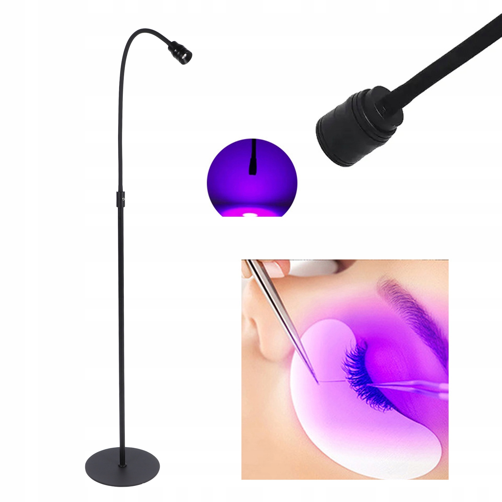 Lampa Na Prodlužování Řas, Kosmetická Pro Prodlužování Make-upu, 5W Led Uv