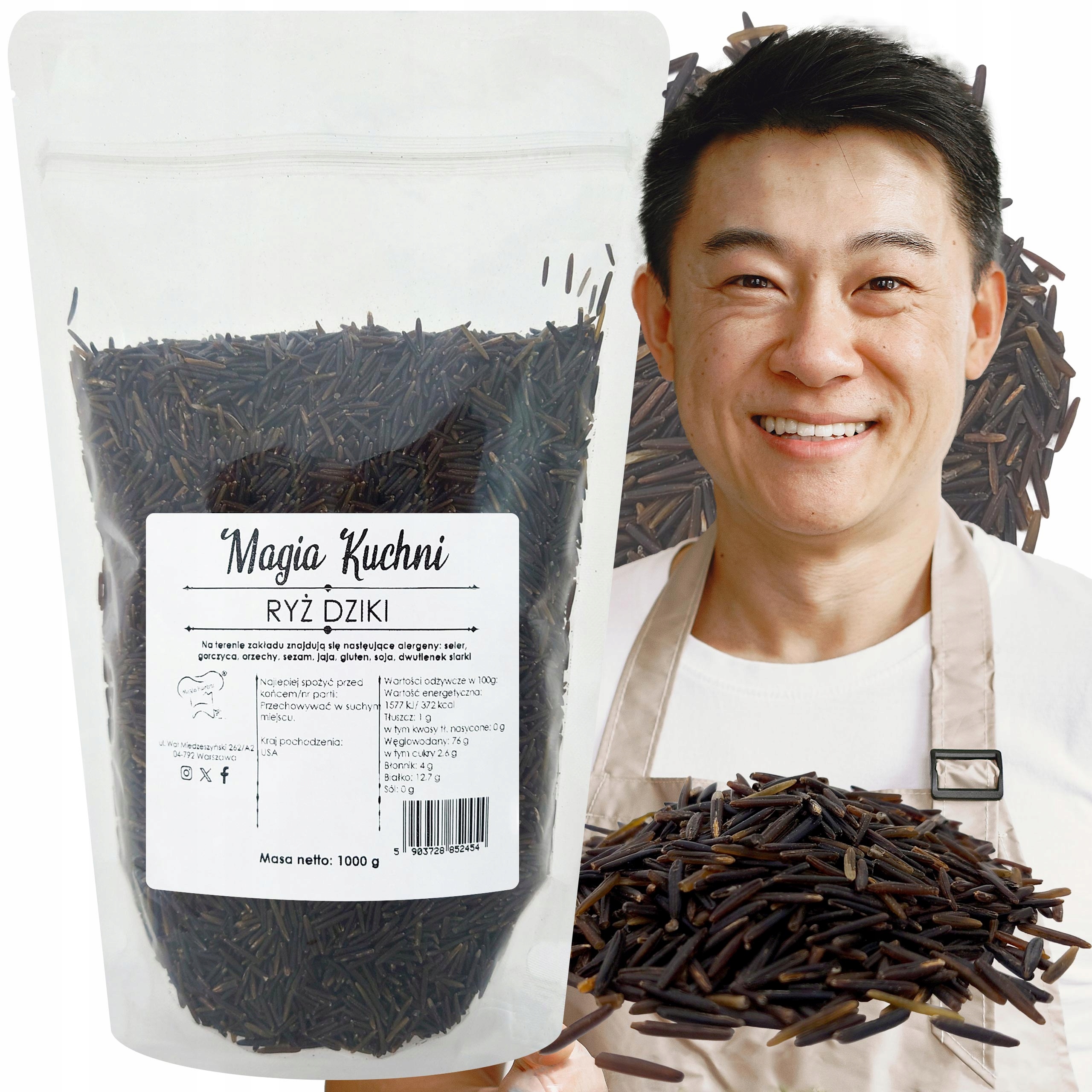 Divoká rýže přírodní Bez Přísad 1kg