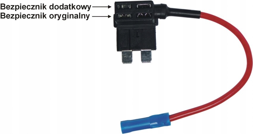 ADAPTER GNIAZDO BEZPIECZNIKA SAMOCHODOWEGO BYPASS Numer katalogowy części 0732
