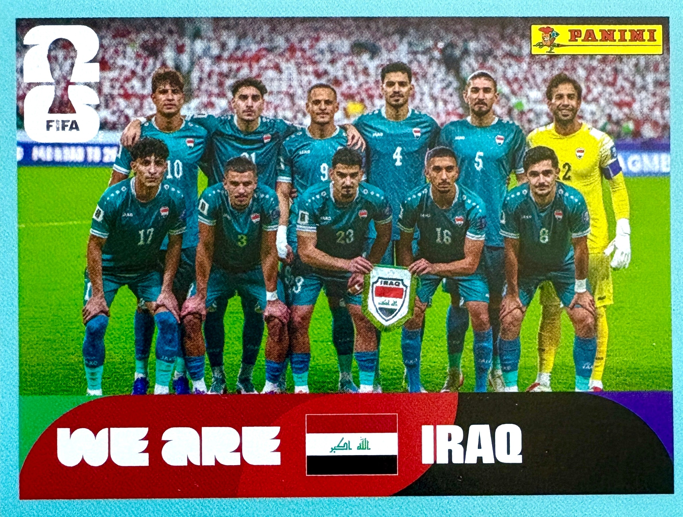 Naklejki Panini World Cup 2026 naklejka Team Irq 13 Irak