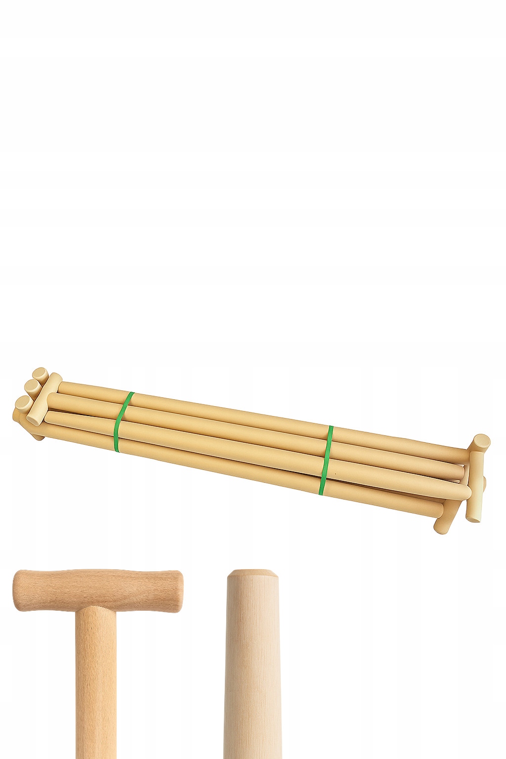 Styl Rukojeť S Rukojetí pro lopatu, hrábě, vidlice, T 38 mm, 90 cm 10 Ks Fsc