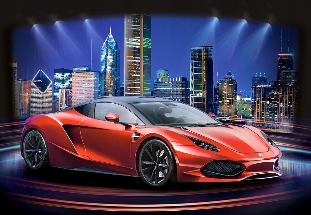 

Puzzle Układanka Auto Sportowe 1000 Castor