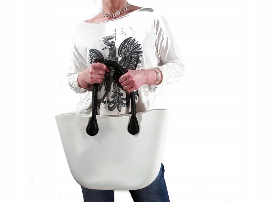 

O Torba Gumowa Torebka Jelly Shopper Bag Hobo Tgs