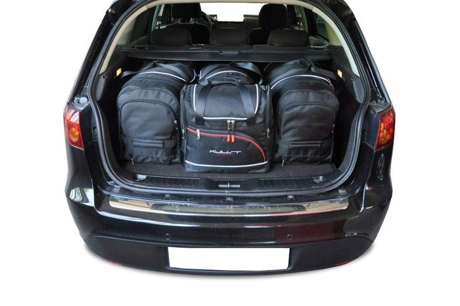 J&j Automotive Sada 4ks cestovných tašiek Aero pre Fiat Croma 2005-2010