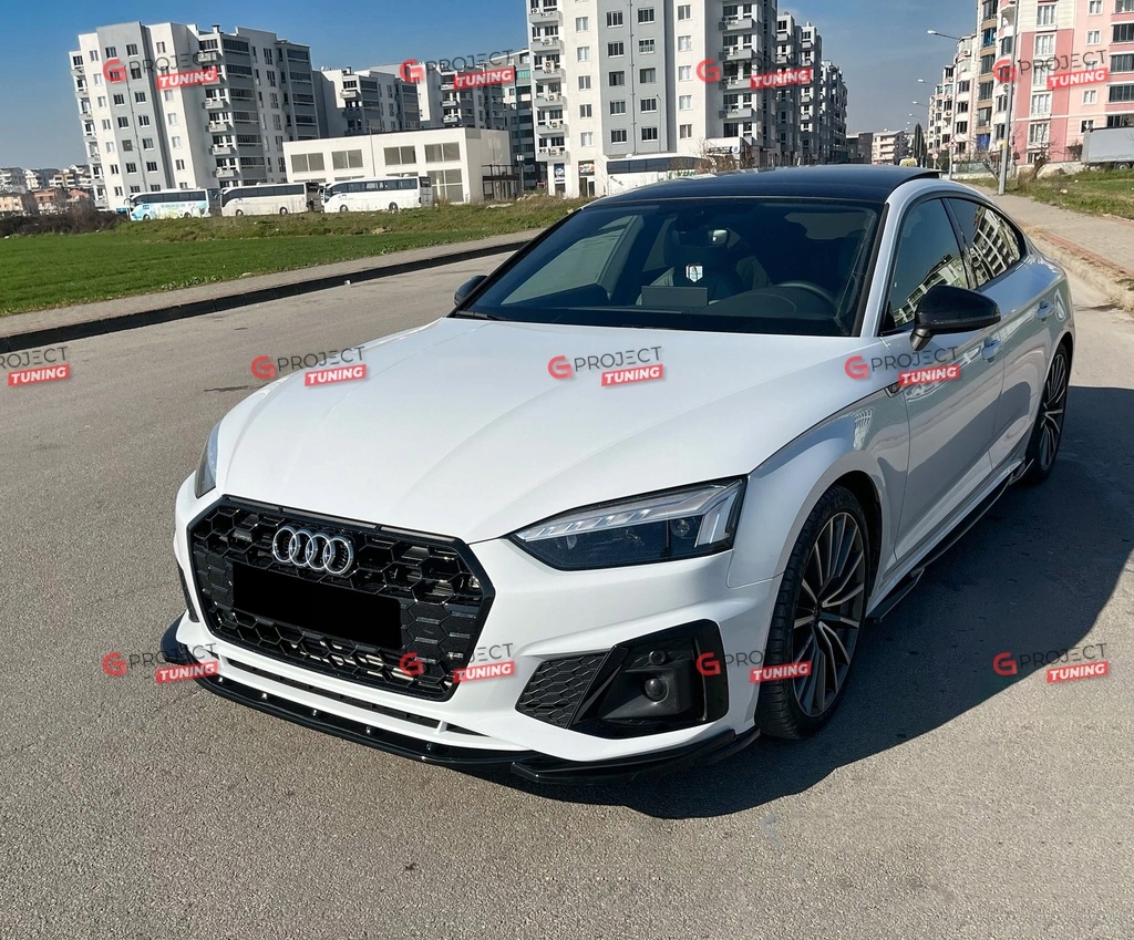 Dokładka przedniego zderzaka do AUDI A5 (F5) Sportback 2019- czarny połysk EAN (GTIN) 4099654103324
