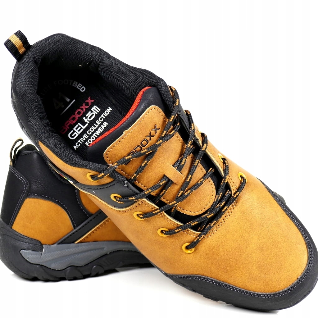 Pánské Sportovní Polobotky, Žluté Camelové, Šněrovací, Pro Každodenní Nošení, Top