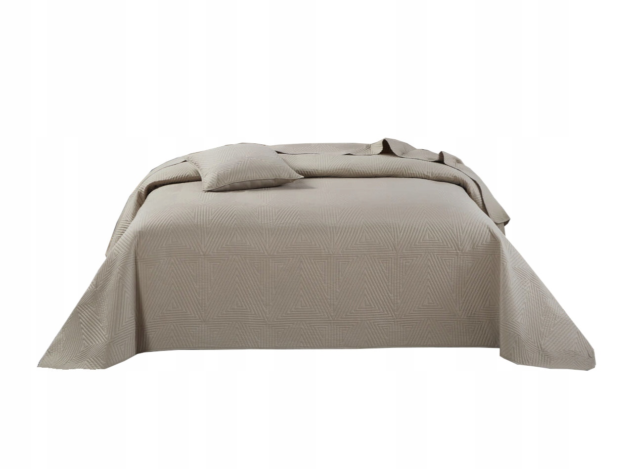 Dekorativní přehoz Trio 240x260 prošívaný, béžový