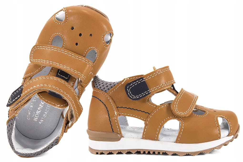 

Kornecki 4516 Sandałki Chłopięce Sandały camel 22