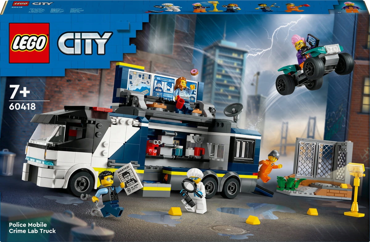 Lego 60418 City Policejní kamion s kriminální laboratoří