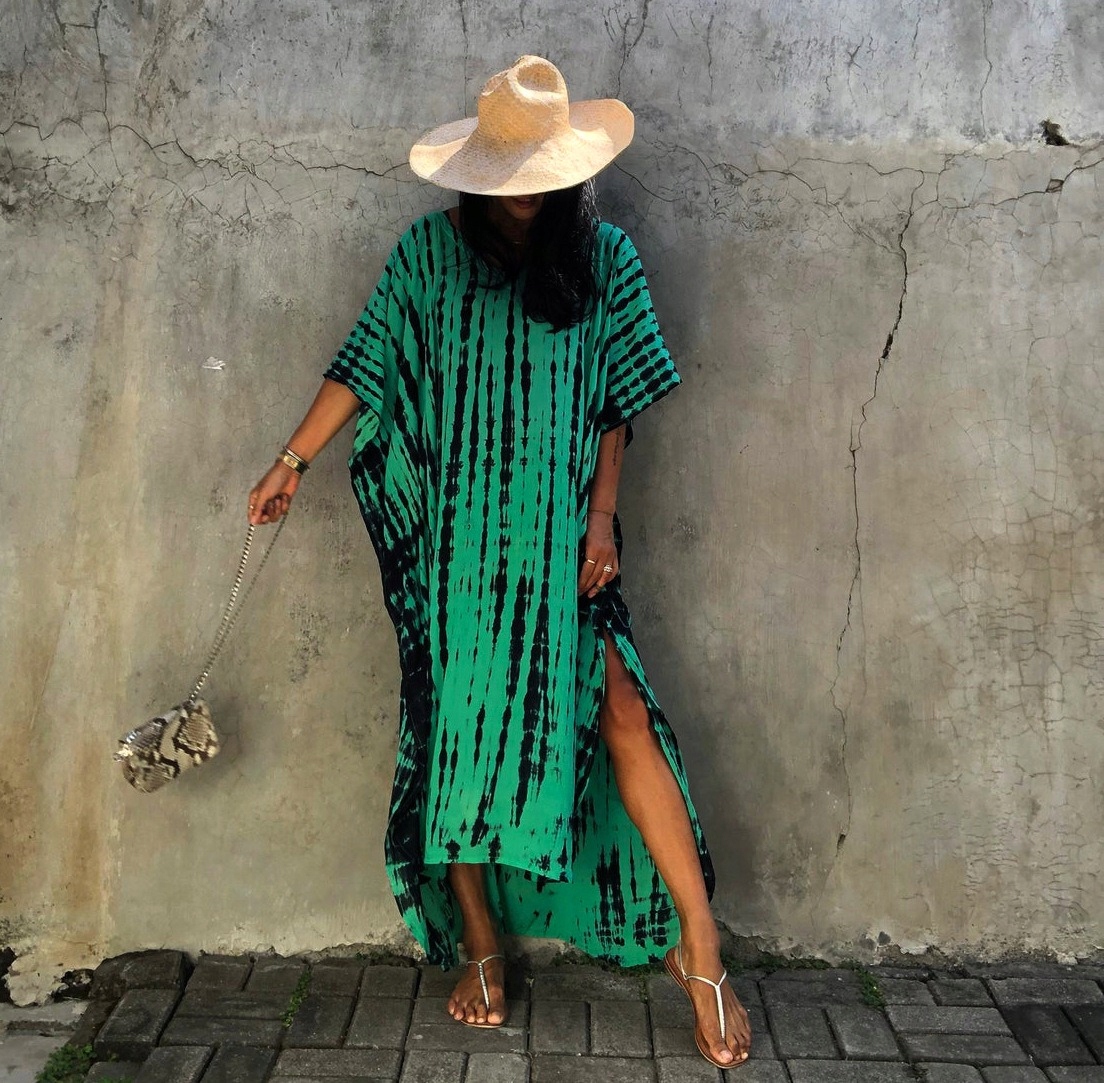 PAREO TUNIKA BOHO LETNIA SUKIENKA DŁUGA NARZUTKA Rozmiar uniwersalny