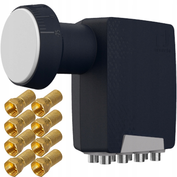 KONWERTER INVERTO OCTO OKTO BLACK 8 WYJŚĆ FULL HD