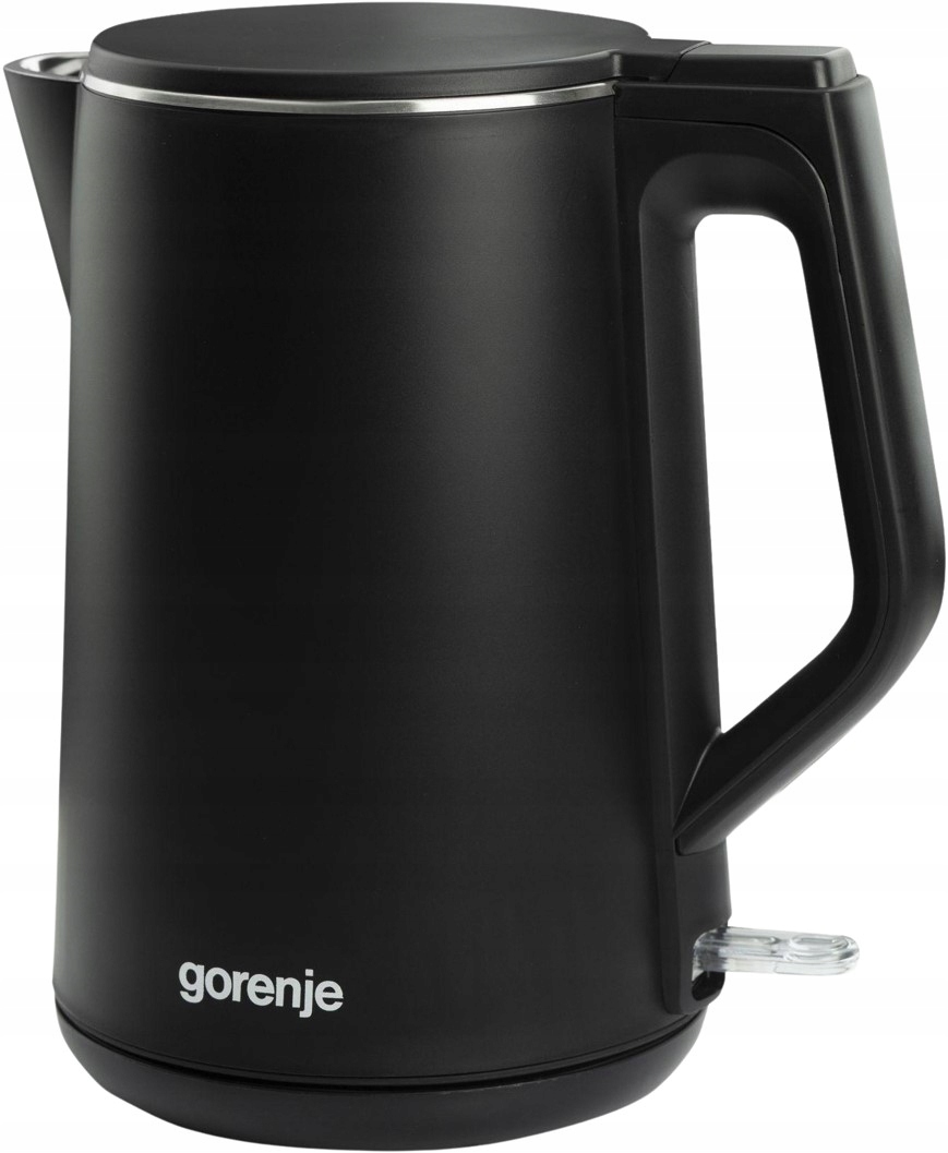 Czajnik elektryczny Gorenje K15DWBK 2200W 1,5lSTRIX Podwójne ścianki Czarny
