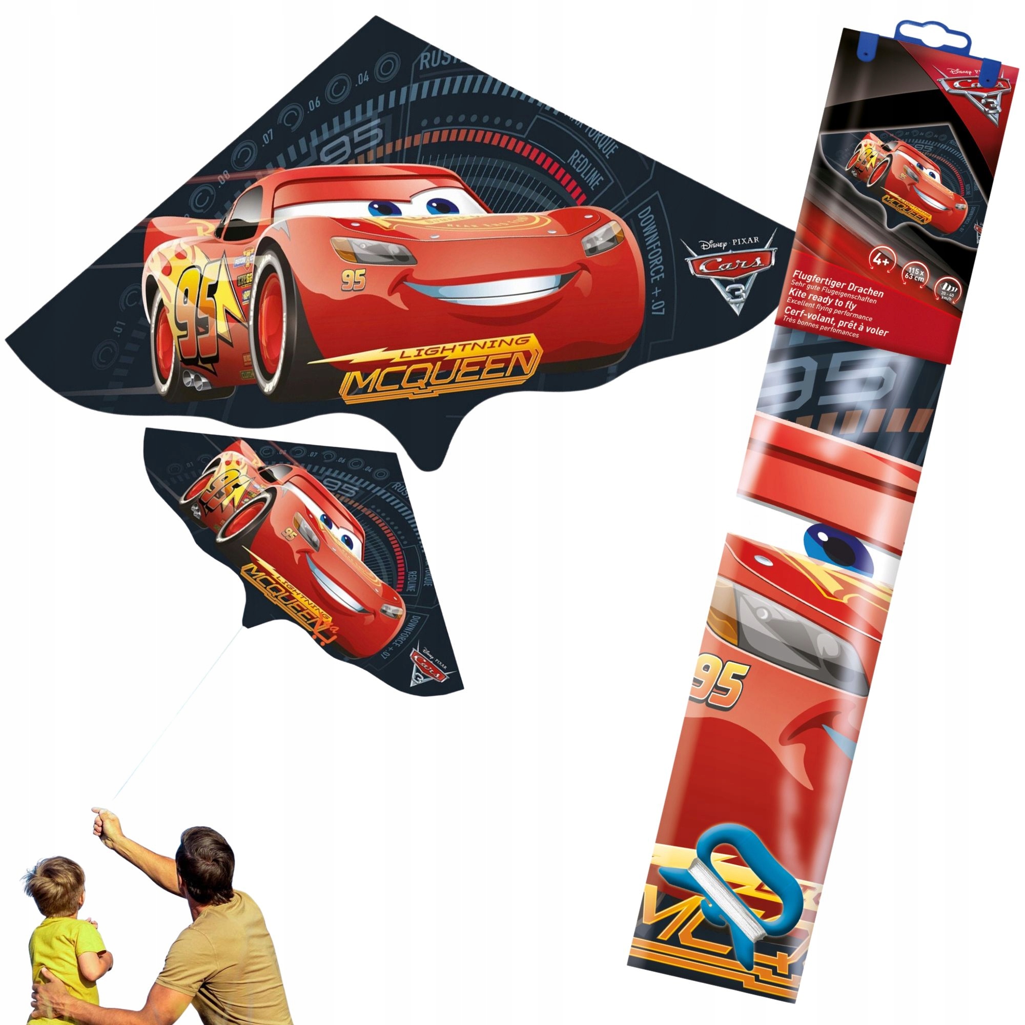 

Latawiec Gunther Dla Dziecka Cars Auta Disney Kids