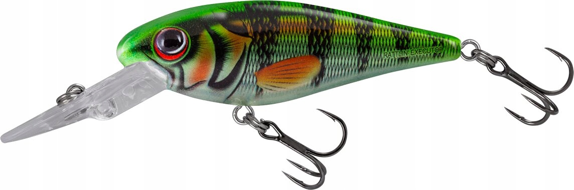 Wobler Salmo Rattlin' Executors 5cm Sdr Clear Hot Perch