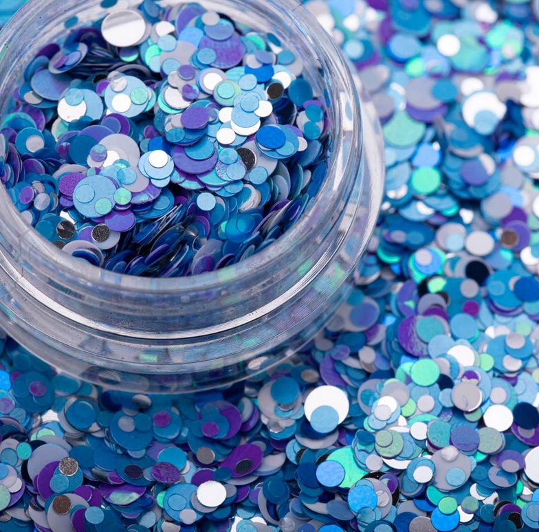 PYŁEK DO PAZNOKCI POP UP NR 8 MIX CIEMNY NIEBIESKI