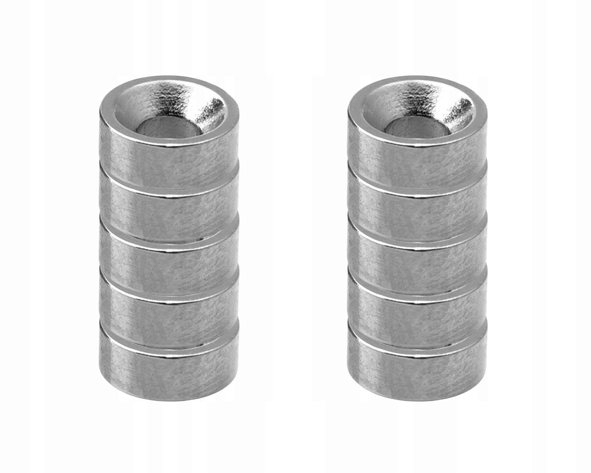 

Magnes Neodymowy 10x5 mm otw.7x3,5 Pod Wkręt 10szt
