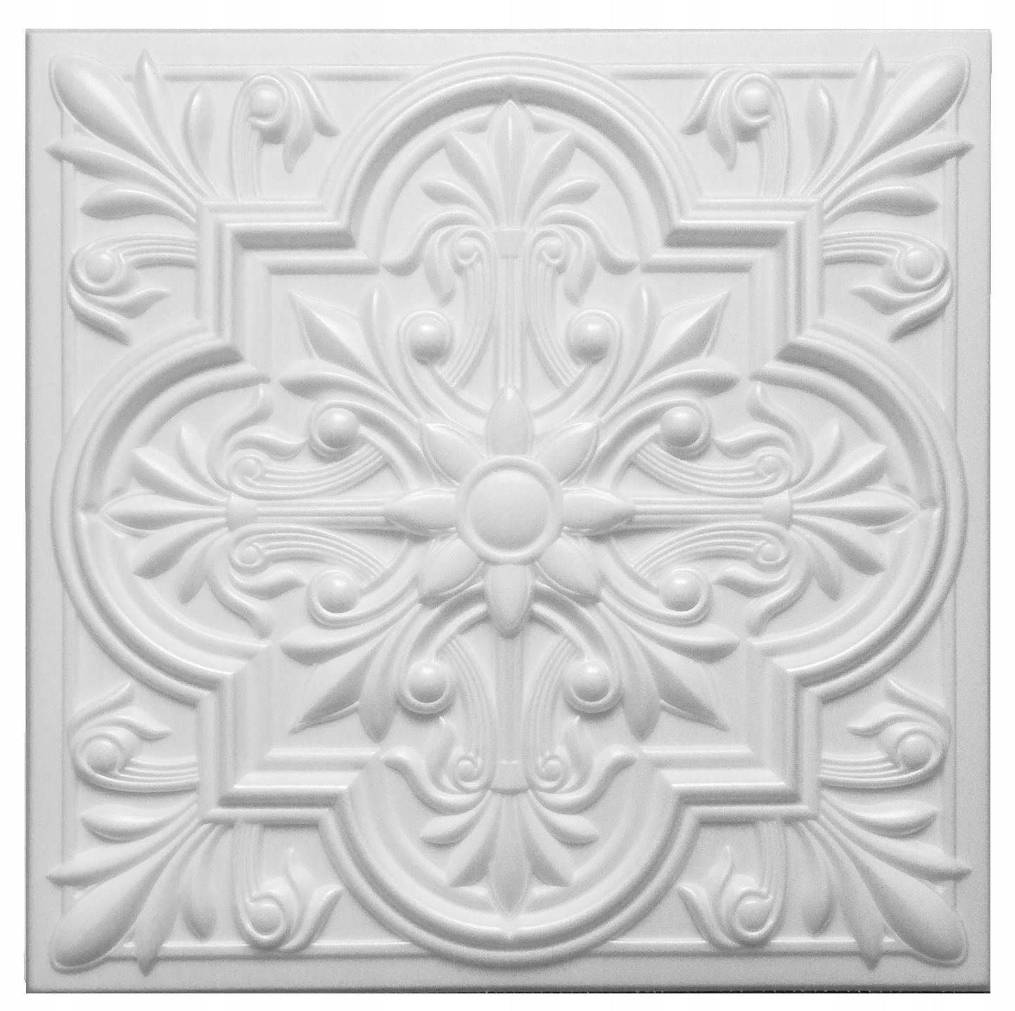 

Kasetony Sufitowe Białe Piankowe 3D D47