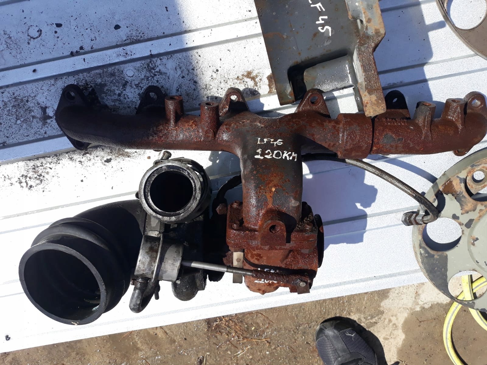 DAF LF 55 220KM KOLEKTOR WYDECHOWY PLUS TURBINA