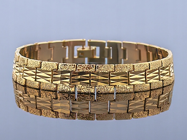 

Złota bransoletka 14k * Jakość * Wzory