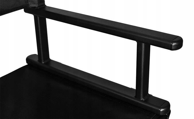 Krzesło do makijażu aluminiowe z zagłówkiem Model Krzesełko Składane z Zagłówkiem