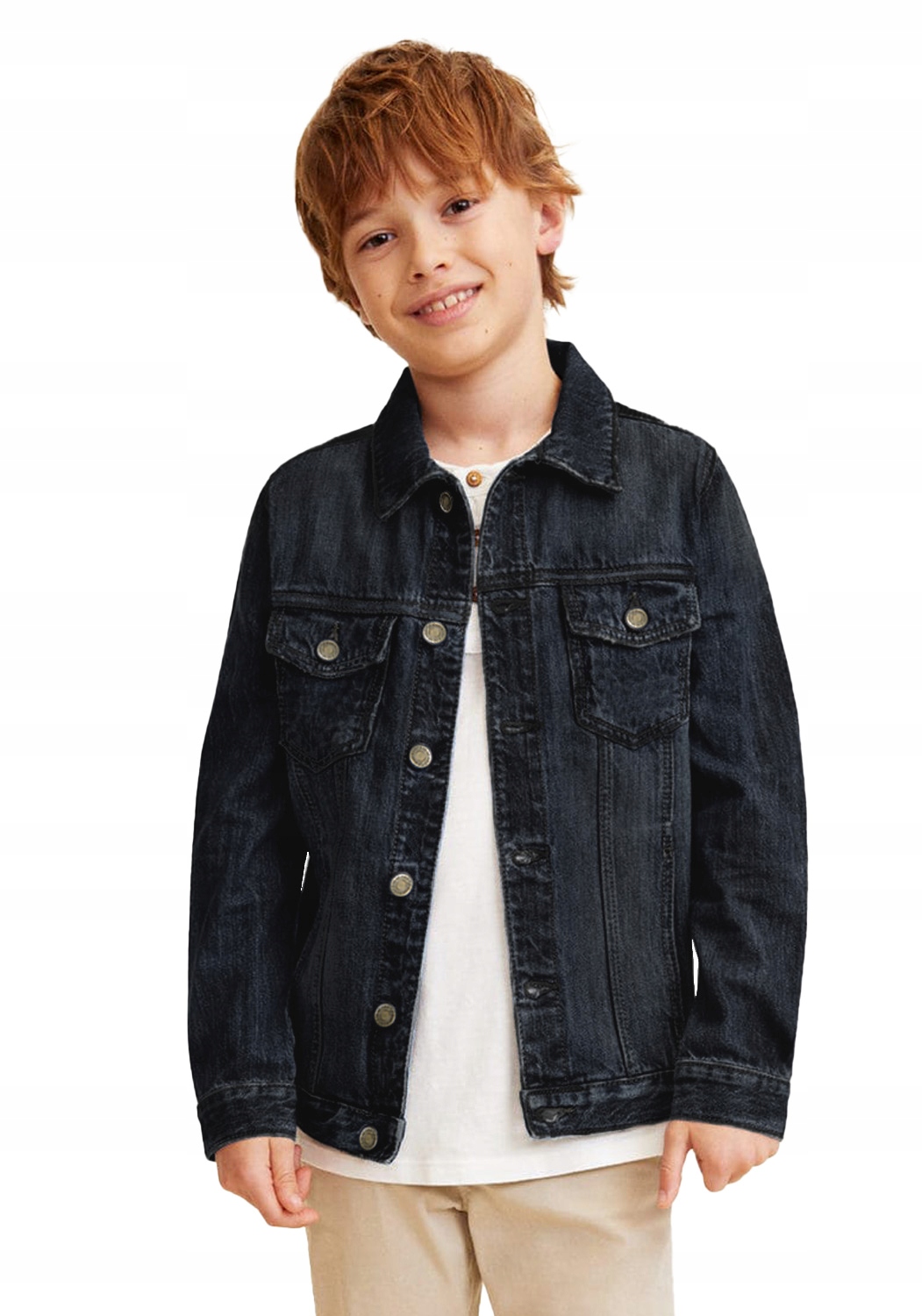 

Kurtka Katana Bluza Młodzieżowa Jeans Grafitowa 18