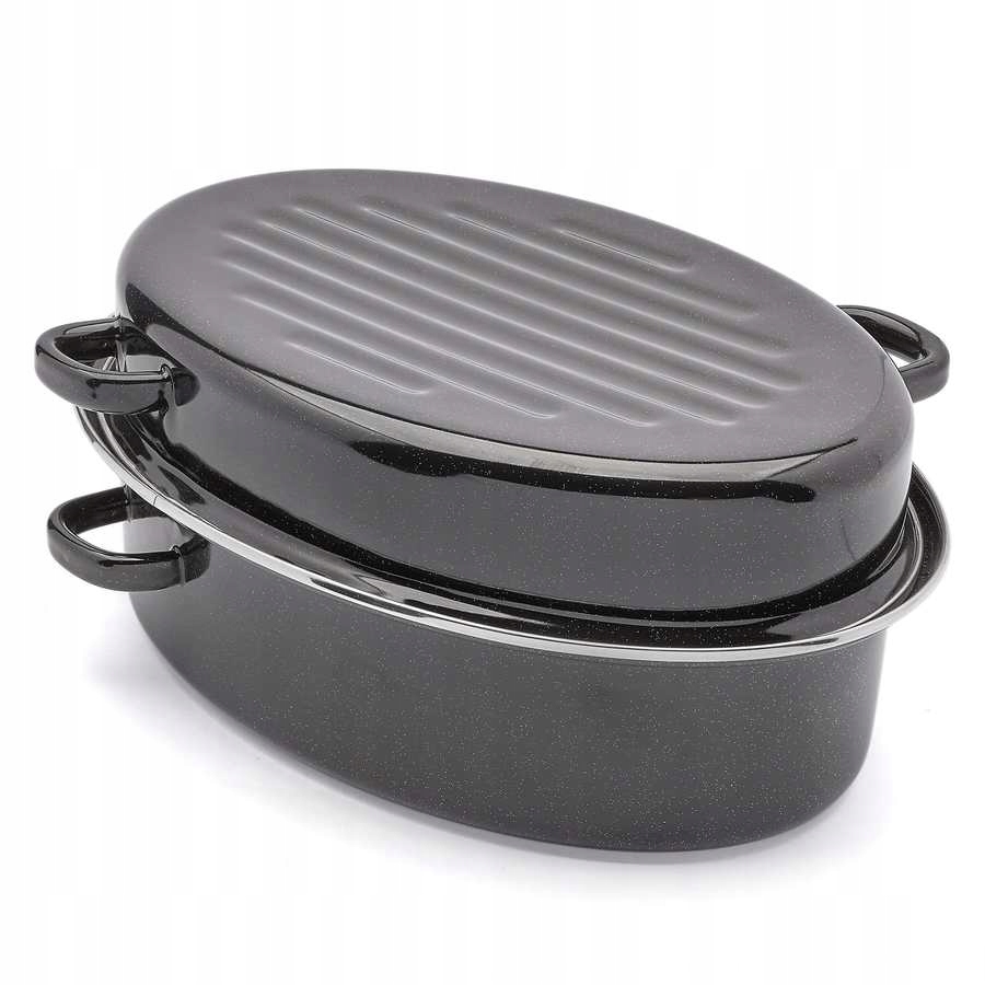 

Garnek Emaliowany Brytfanna owalna Gęsiarka Tadar