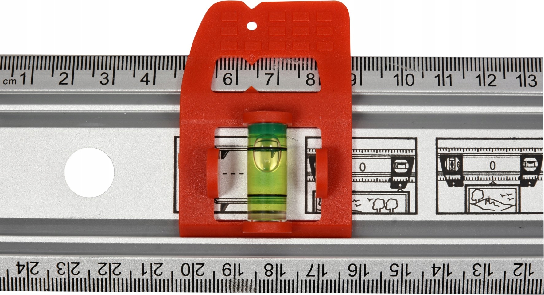 YATO PRZYMIAR LINIOWY ALUM 50CM LINIAŁ POZIOMICA Szerokość 60 mm