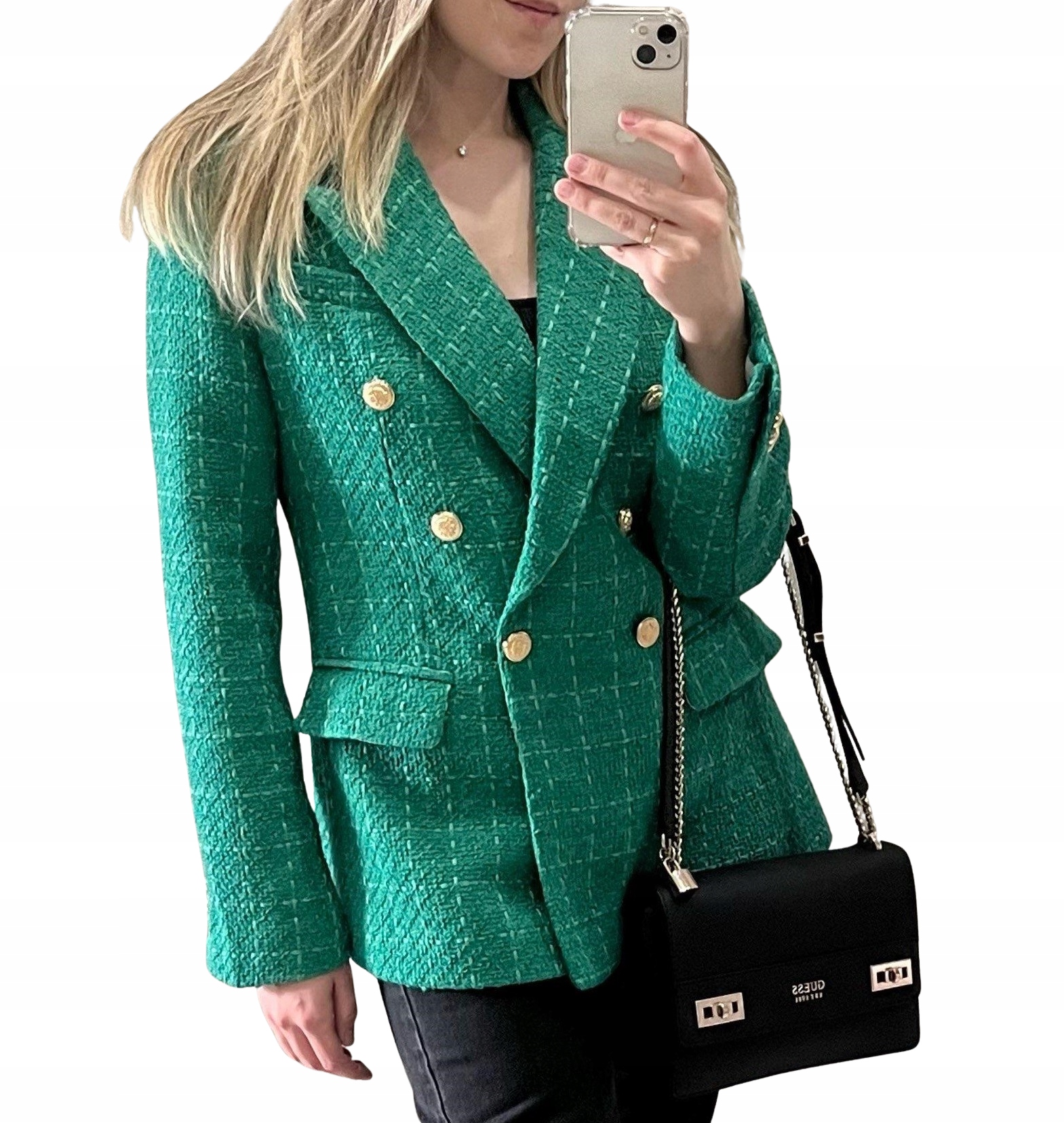 marynarka damska ozdobne guziki żakiet