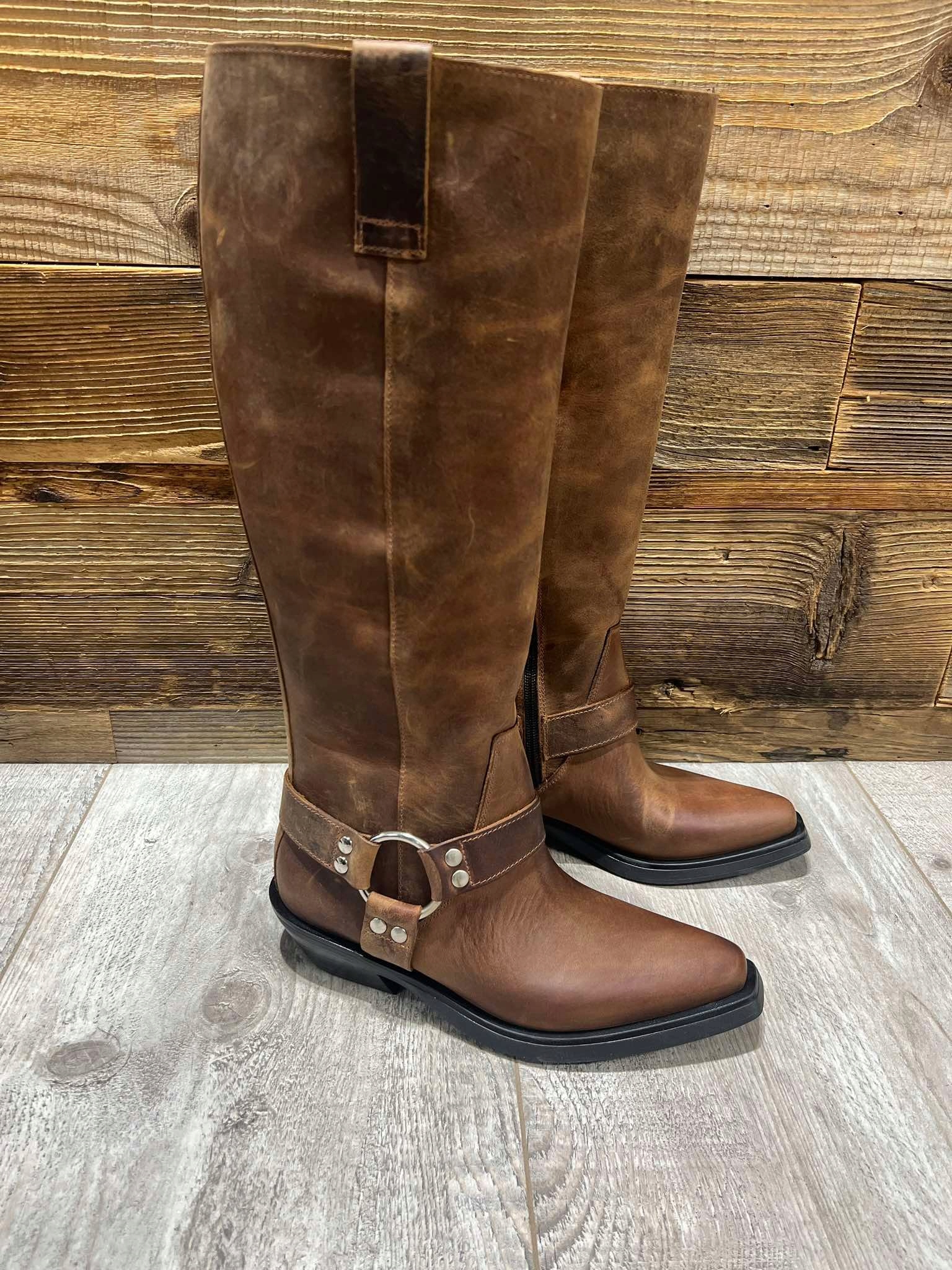 Aby O La La...! Kozačky Kovbojské Boty Amber 37