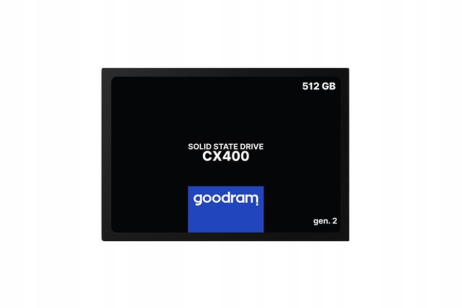 

Dysk Ssd 512GB Goodram CX400 Gen. 2 2,5" Sata III