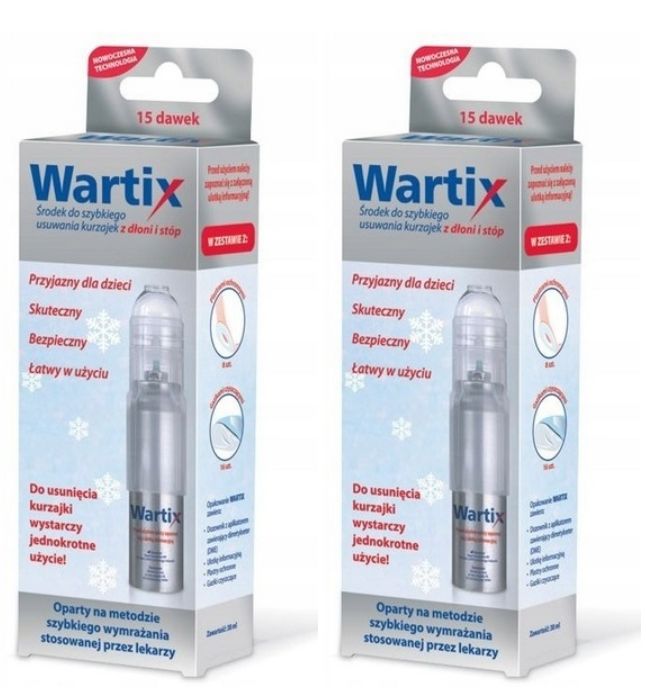 

Wartix Do Wymrażania Kurzajek Brodawkek 2 Sztuki