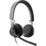 Słuchawki z mikrofonem Logitech Zone Wired czarne