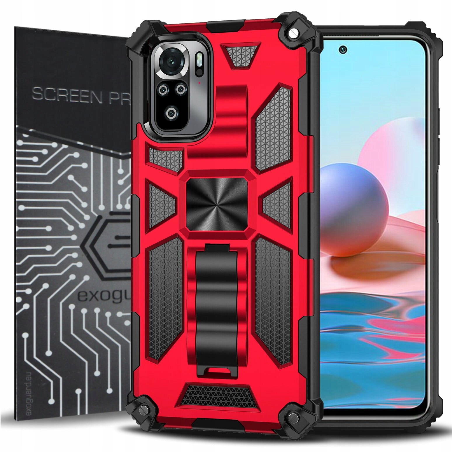 

Etui Pancerne+szkło do Xiaomi Redmi Note 10 10S