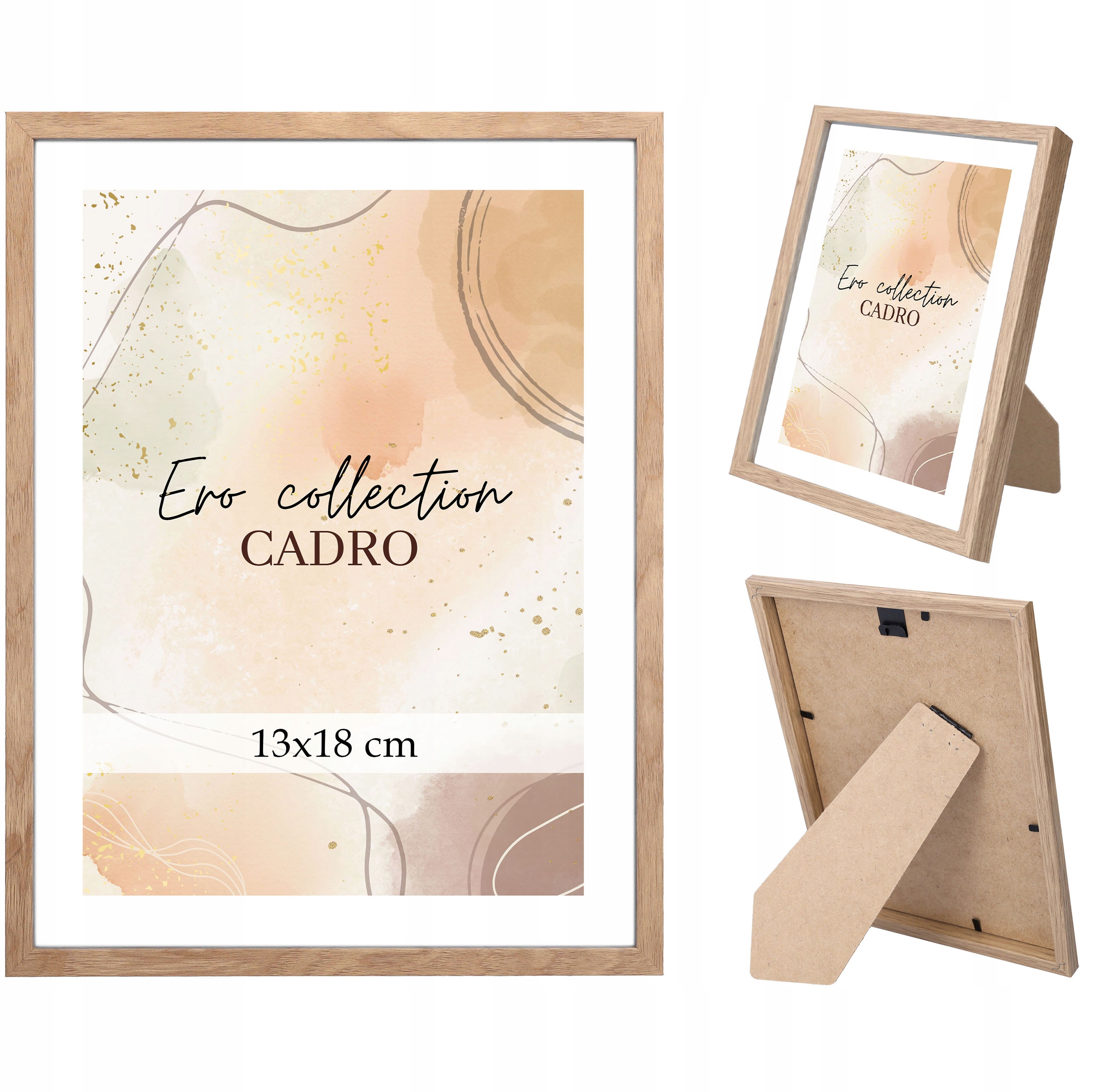 

Ramka na zdjęcia 13x18 ramki stojąca nóżka brąz