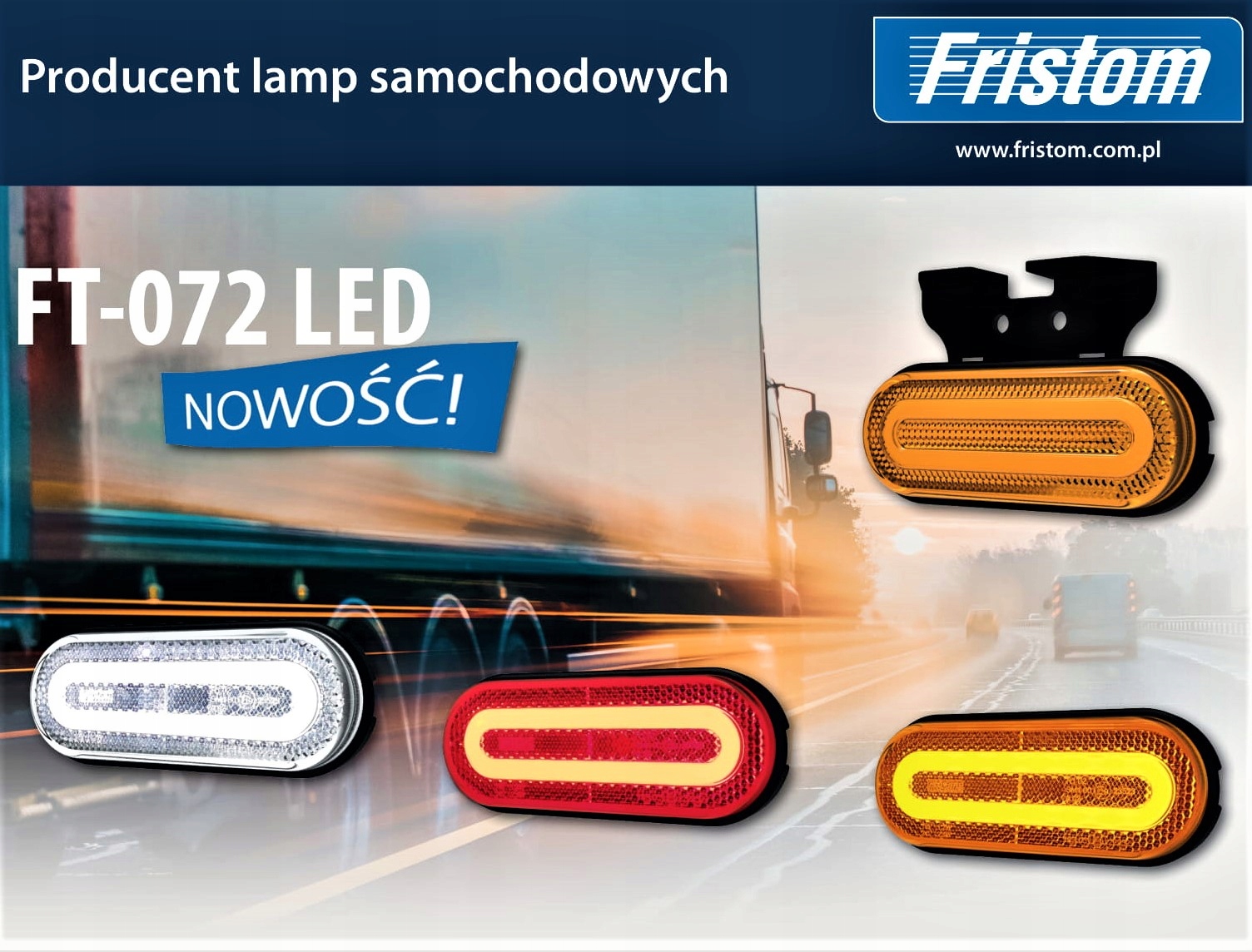 6x Lampa obrysowa LED obrysowka uchwyt FT 072 Z Part number FT 072 Z LED