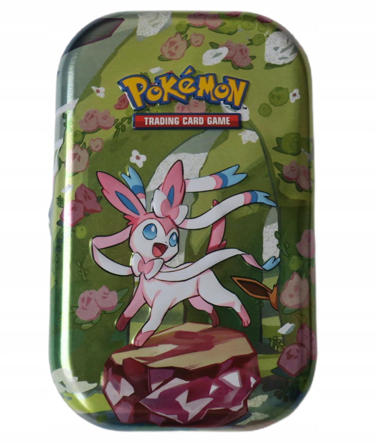 OTWARTA PUSZKA POKEMON MINI TIN SYLVEON PRISMATIC EVOLUTIONS