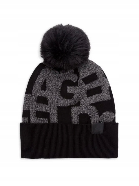 Karl Lagerfeld dámská zimní čepice Pom Pom Faux Fur univerzální